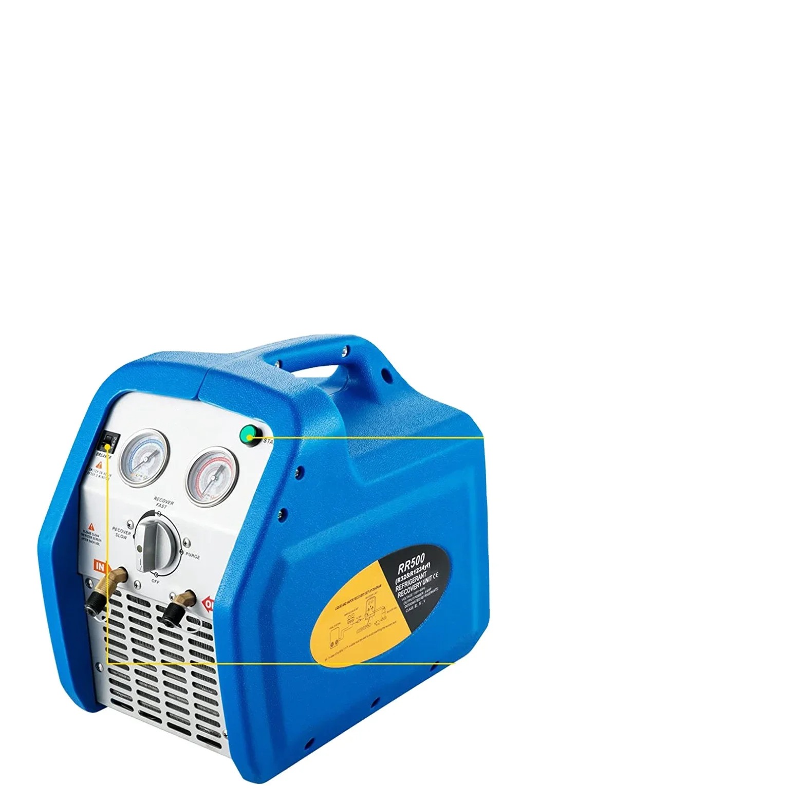 Coolant Flush Machine - Unidad de Recuperación de Refrigerante Portátil