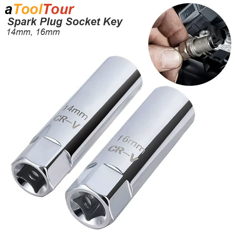 Spark Plug Socket Set - Adaptador de llave de tubo para