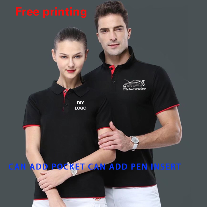 Auto Repair Shop Logo - Personalización de ropa, polo de color