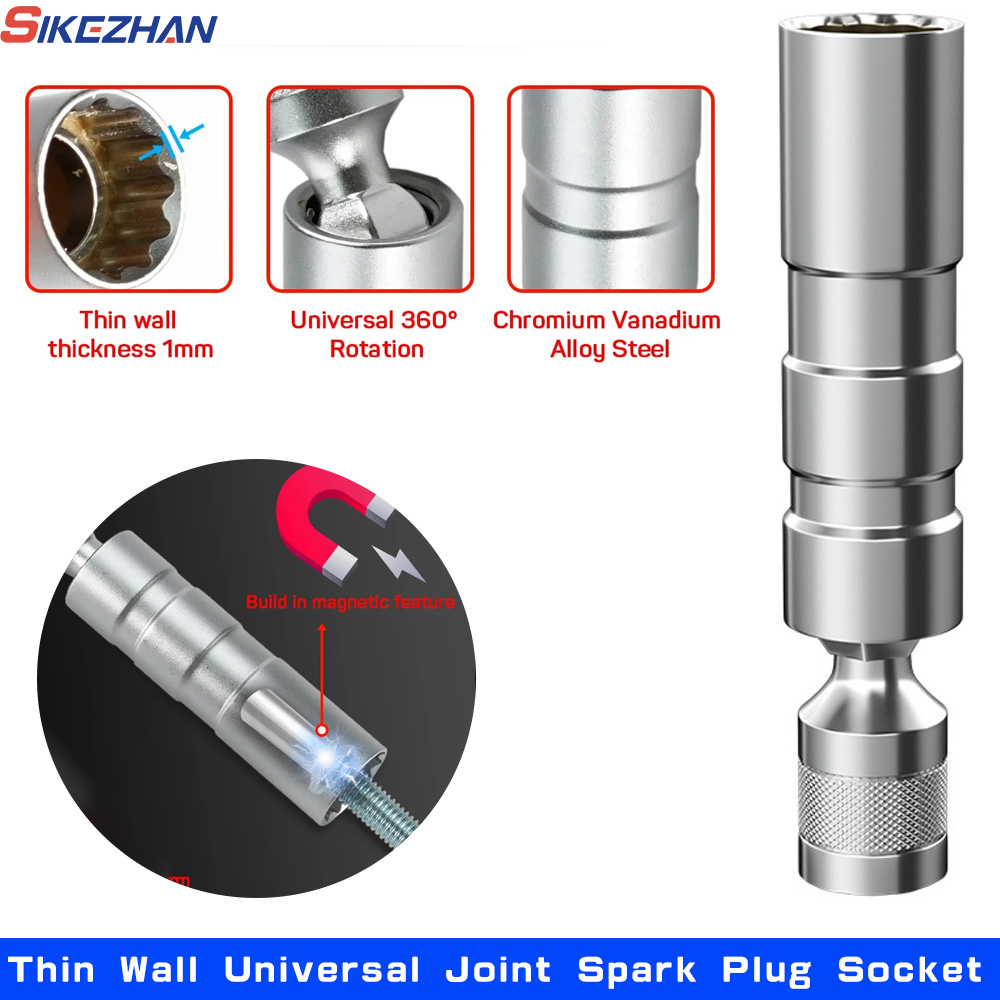 Spark Plug Socket Set - Llave de tubo Flexible de 16mm