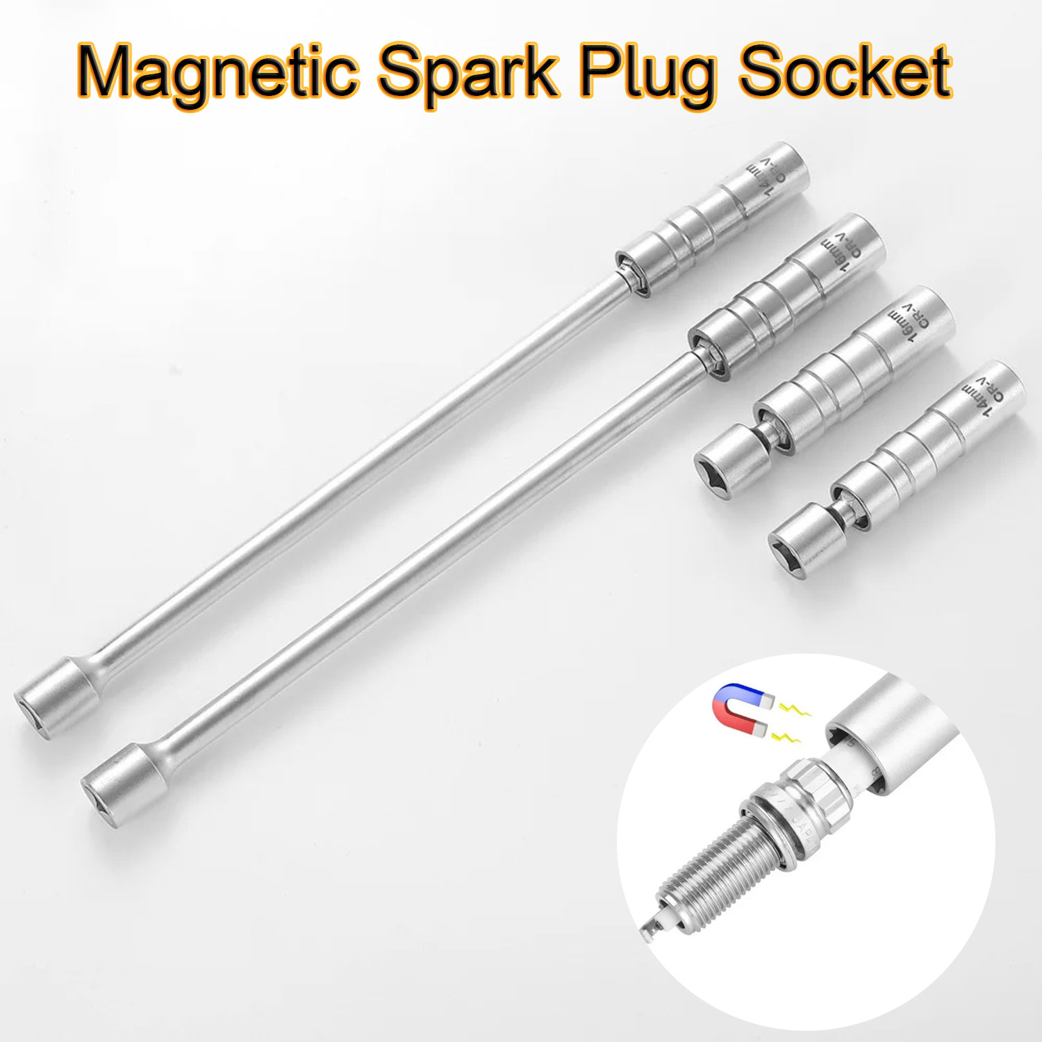 Spark Plug Socket Set - Adaptador de llave de vaso para