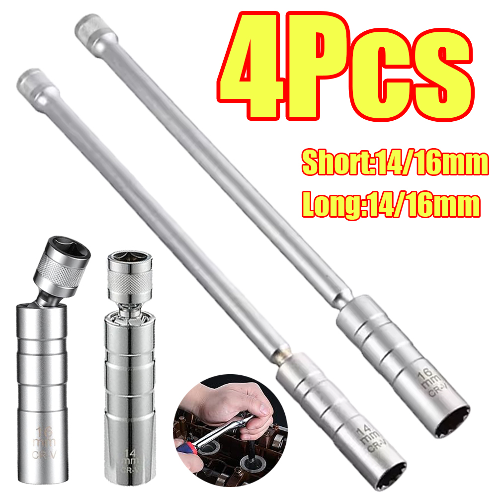 Spark Plug Socket Set - 1-4 Uds. Llave de enchufe de