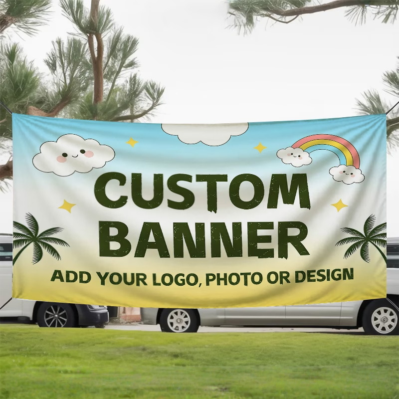 Auto Repair Shop Logo - Banderas Personalizadas Adecuadas Para Talleres de
