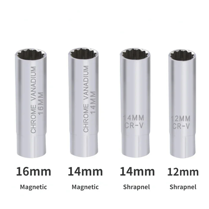 Llave de vaso magnética para b - Spark Plug Socket Set reseña y precio