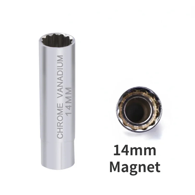 Llave de vaso magnética para b - Spark Plug Socket Set reseña y precio