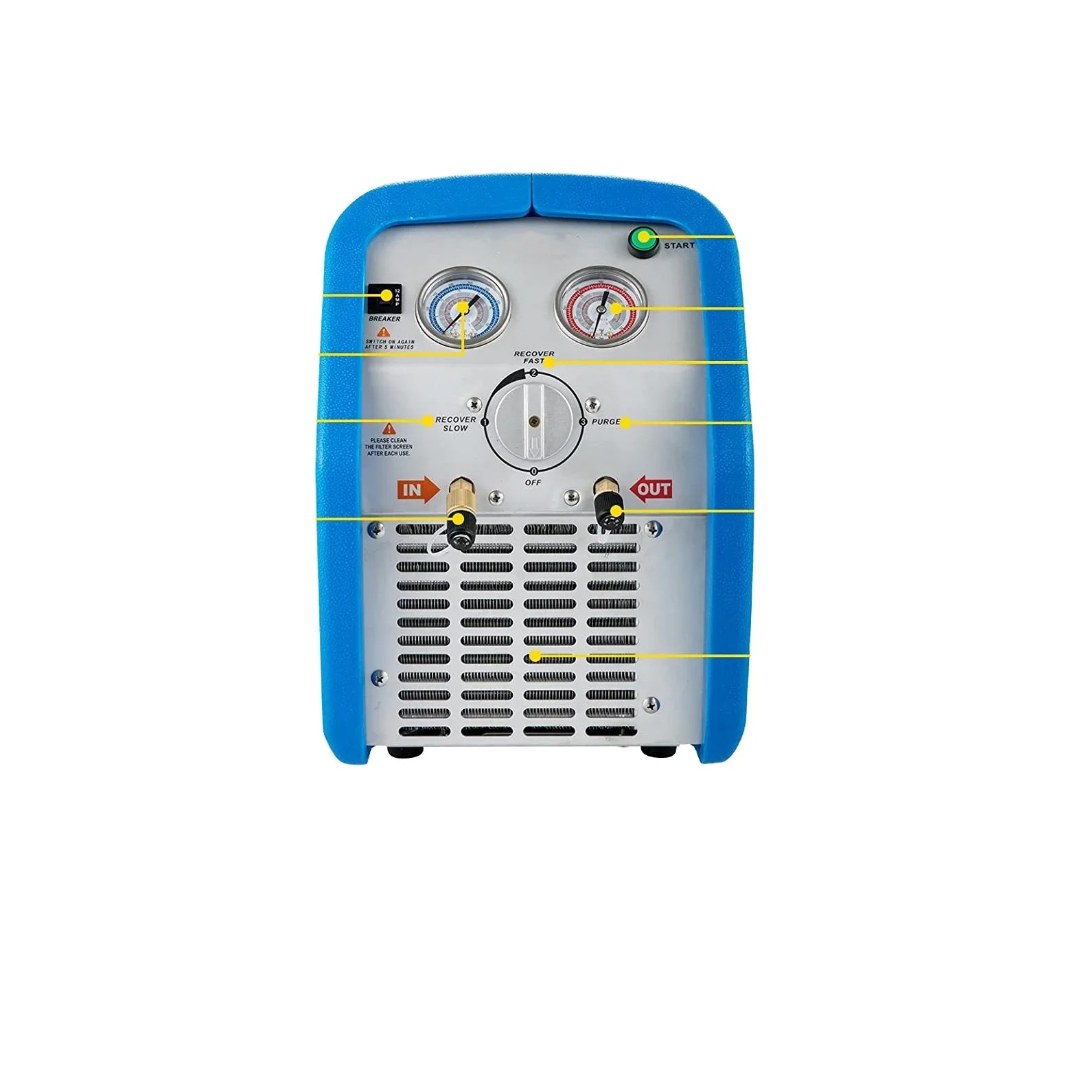Unidad de Recuperación de Refr - Coolant Flush Machine reseña y precio