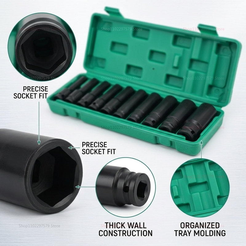 Juego de 10 Llaves de Tubo de  - Spark Plug Socket Set reseña y precio