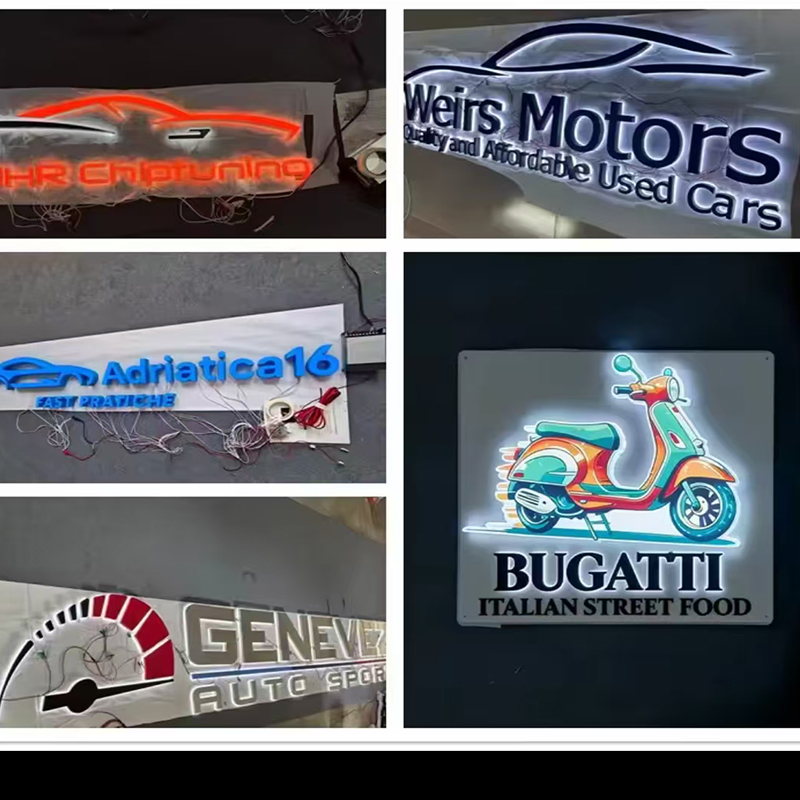 Letrero con Letras LED Retroil - Auto Repair Shop Logo reseña y precio