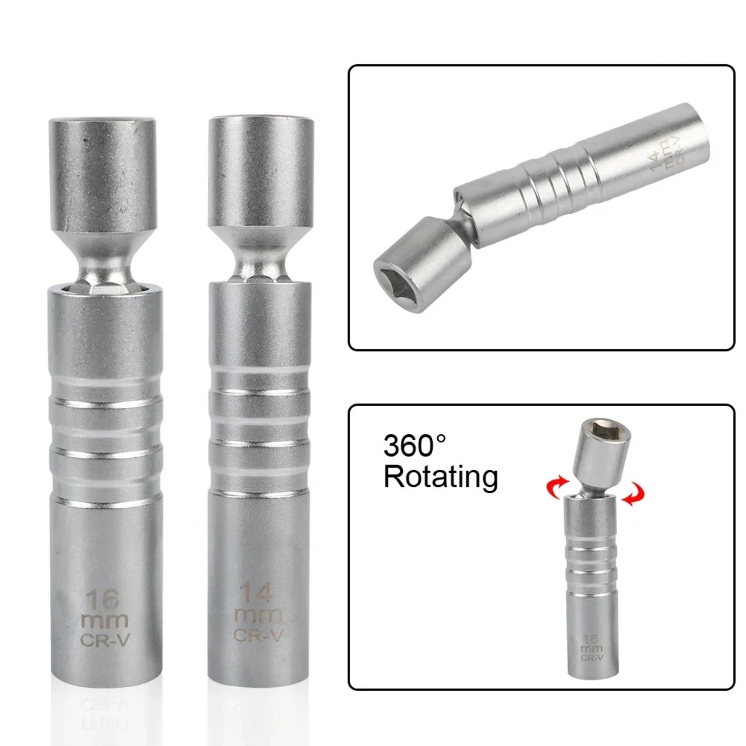 Adaptador de llave de vaso par - Spark Plug Socket Set reseña y precio